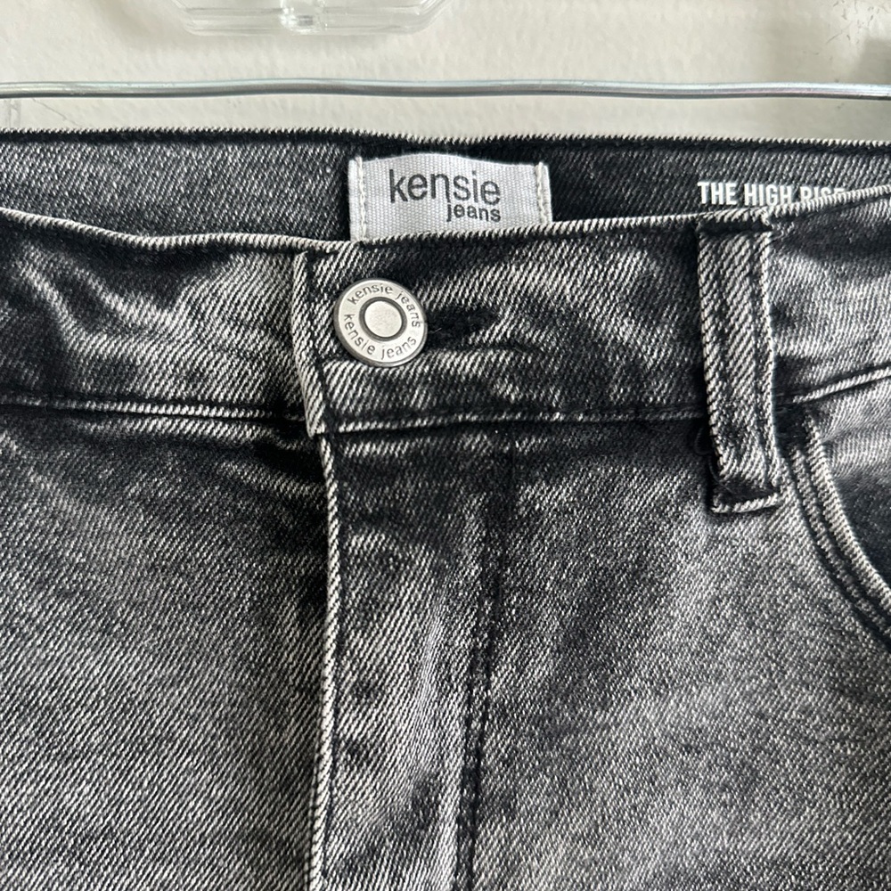 Kensie Jeans High-Rise Vintage Lux Canberra midi skirt